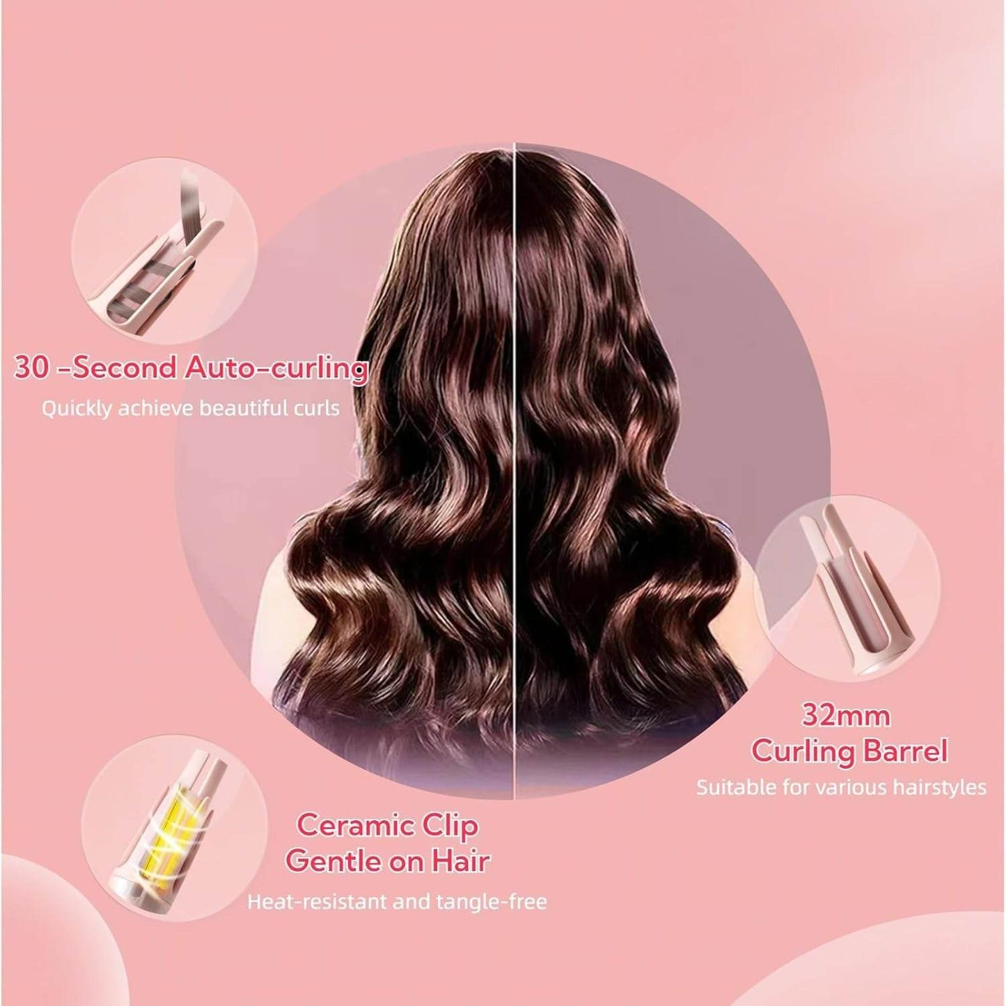 Automatic Rotating Curling Iron - DMC Wholesale