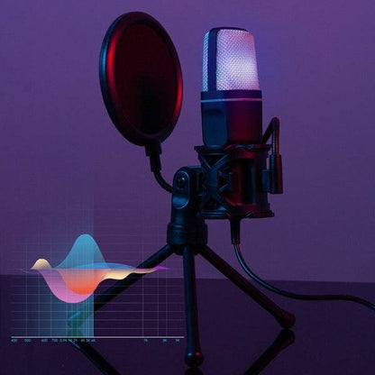 Full RGB Capacitor Desktop Microphone - DMC Wholesale