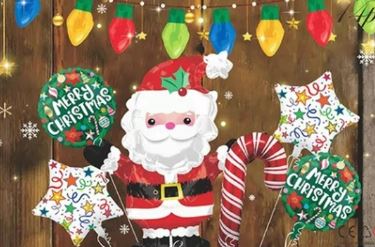 Christmas Decoration Balloons (5pcs)