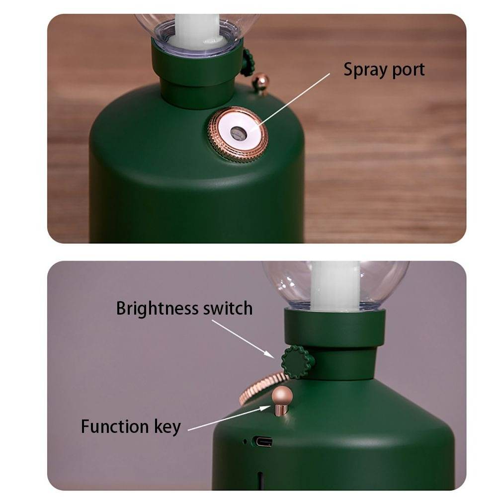 Vintage Desk Lamp Cool Mist Humidifier - DMC Wholesale