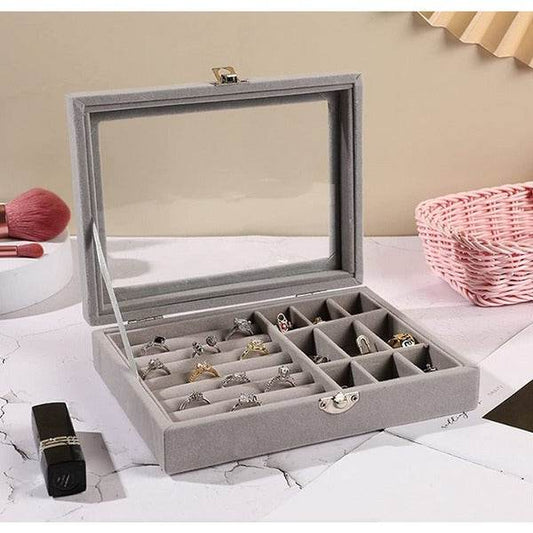 Multiple Compartments Jewellery Storage Box - DMC Wholesale