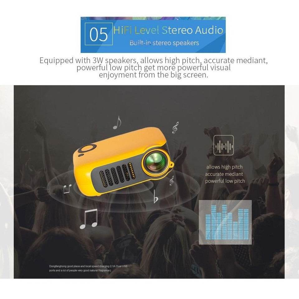 A2000 Portable Projector - DMC Wholesale