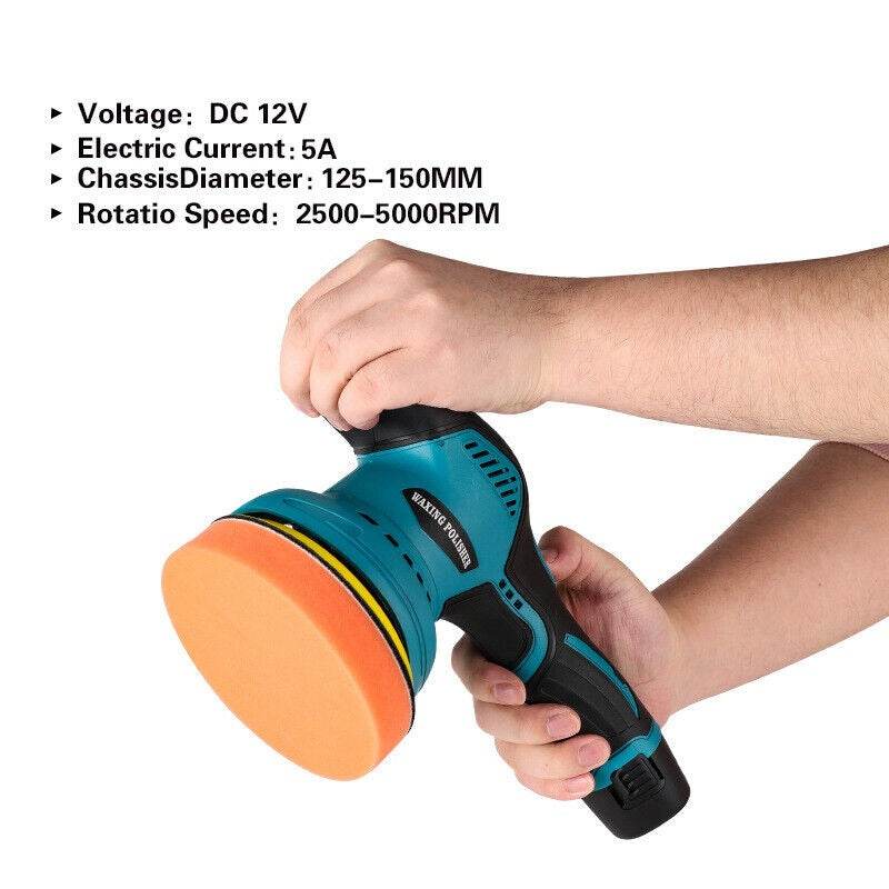 Cordless Polisher, Buffer, Sander (12V)(2 Batteries) - DMC Wholesale
