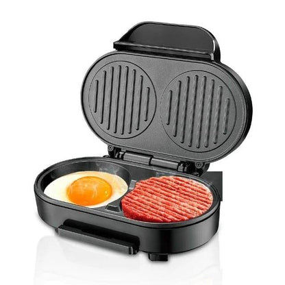 Electric Multi-function Mini Frying Pan 2 Slice Grill Hamburger Maker - DMC Wholesale