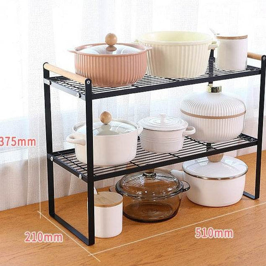 Multifunctional Steel Rack (2 Tier) - DMC Wholesale