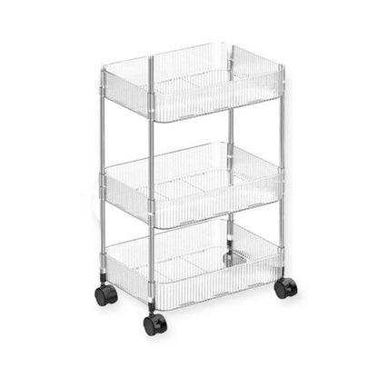 Multifunctional Home Storage Acrylic Trolley (3 Tier) - DMC Wholesale