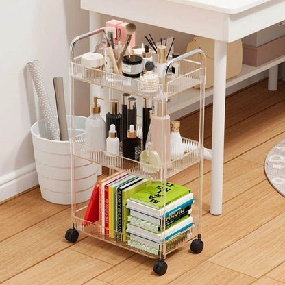 Multifunctional Home Storage Acrylic Trolley (3 Tier) - DMC Wholesale