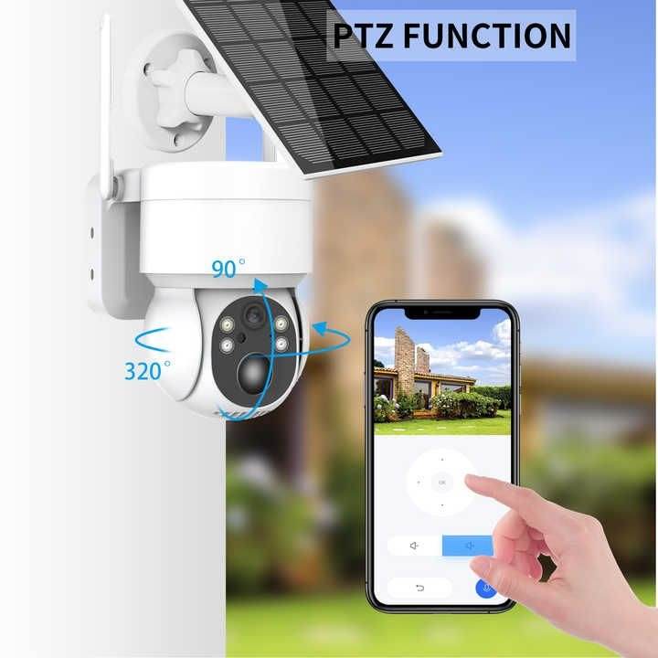 Solar Powered Smart Wi-Fi Wireless Security Camera - DMC Wholesale