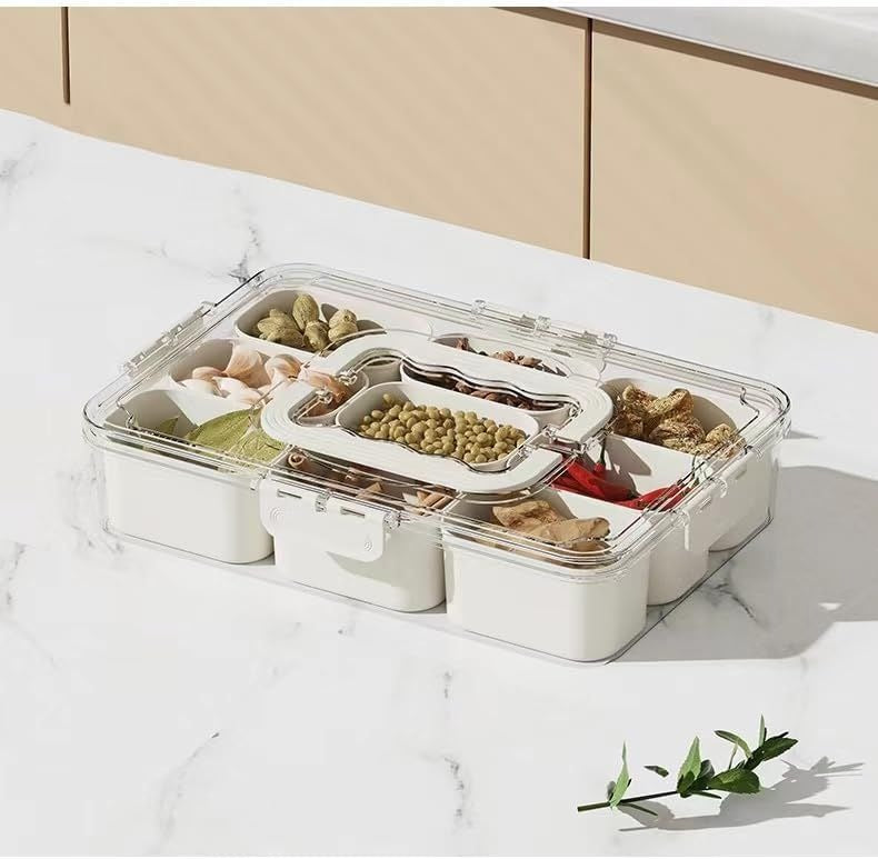Sealed snack container (9 compartments)