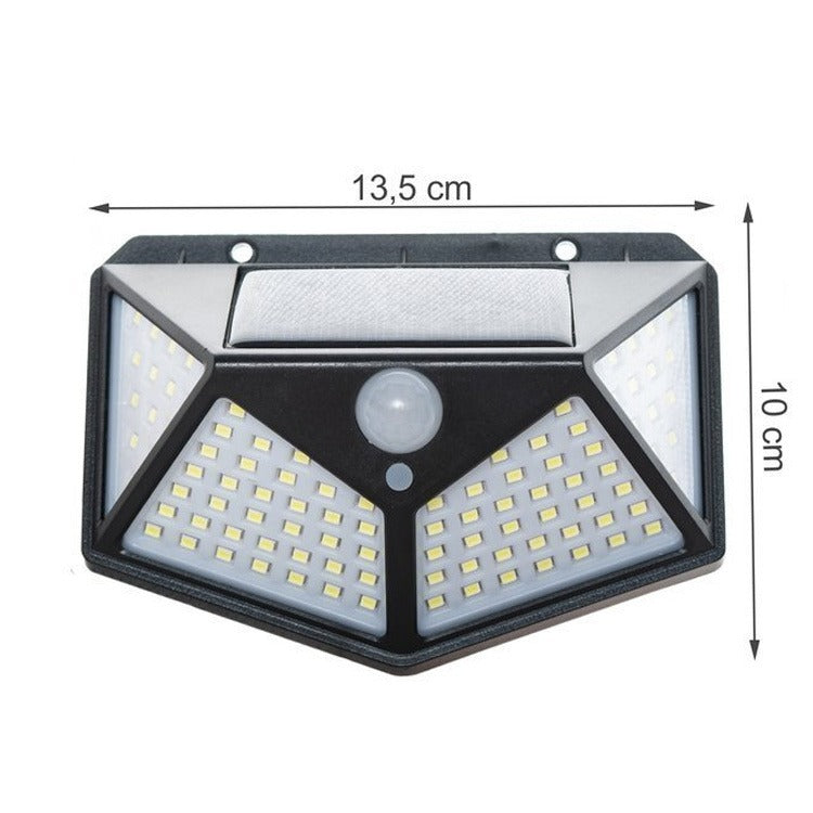 Four Direction Outdoor Solar Wall Lamp (Small)