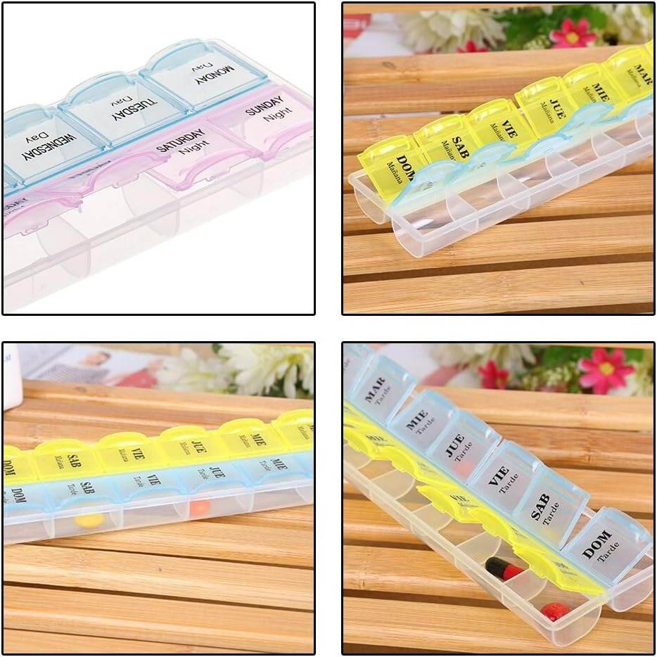 Weekly Pill Organiser (14 Compartment) - DMC Wholesale