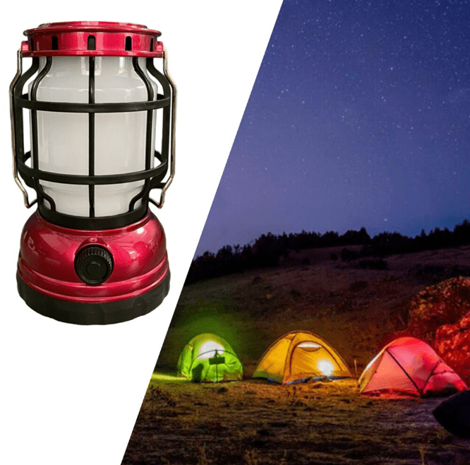 Retro Classic Camping Lantern Energy LED Lamp - DMC Wholesale