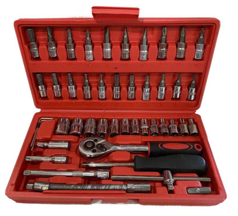 Tools Socket Wrench Set (46 pcs) - DMC Wholesale