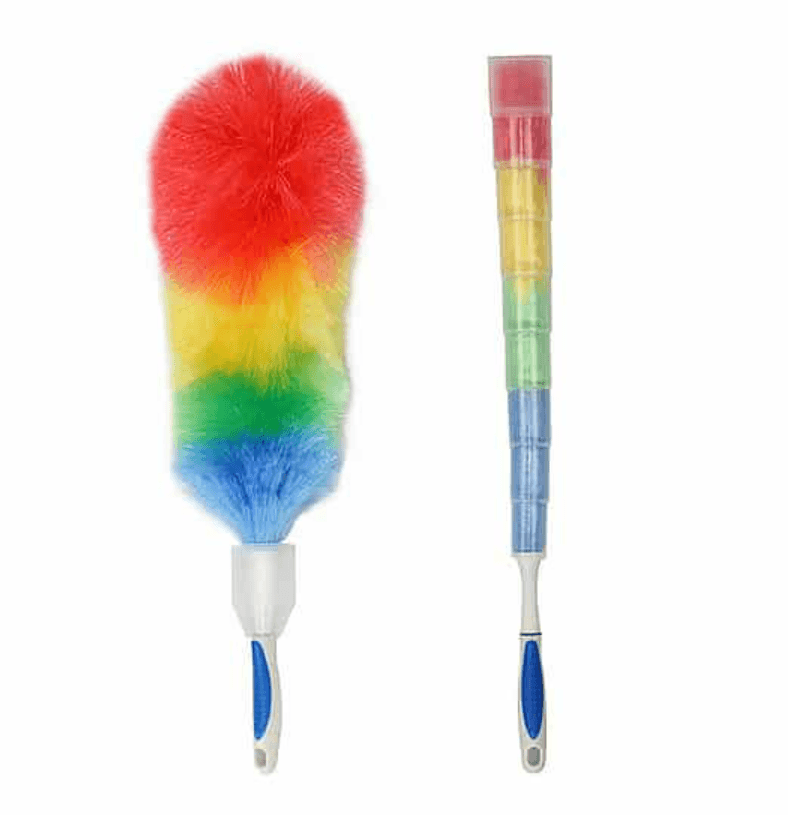 Feather Duster with Retractable Cover (65cm) - DMC Wholesale