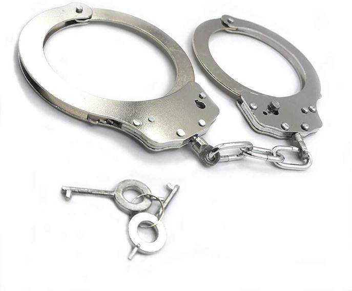 Metal Handcuffs With Key - DMC Wholesale