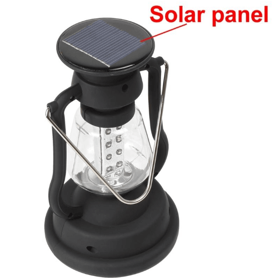 Rechargeable Solar Lamp With a Handle - DMC Wholesale