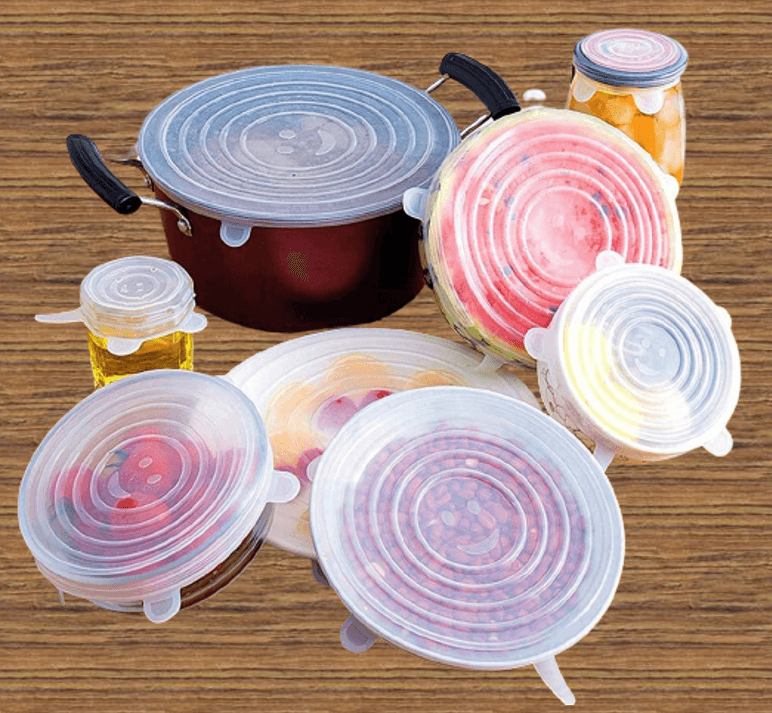 Reusable Stretch Silicone Lids (6 pcs) - DMC Wholesale