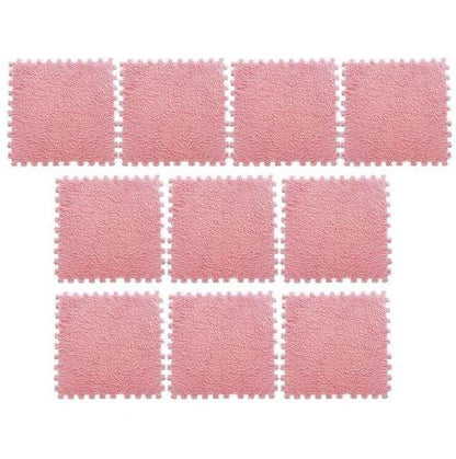 Fluffy Interlocking Carpet (9 pcs) - DMC Wholesale