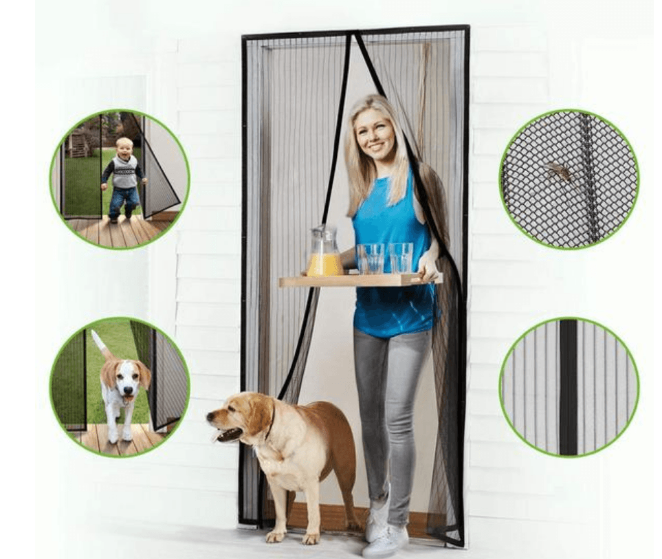 Magic Mesh Magnetic Hands Free Screen Door - DMC Wholesale