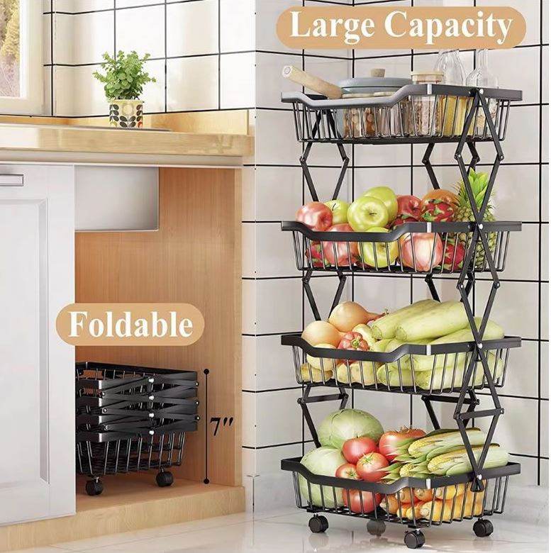 Kitchen Storage Collapsible Basket (5 Tier) - DMC Wholesale