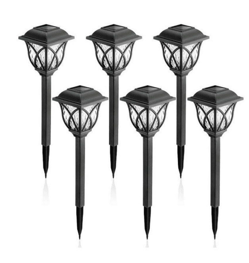 Outdoor Solar Garden Lights (6 pcs) - DMC Wholesale