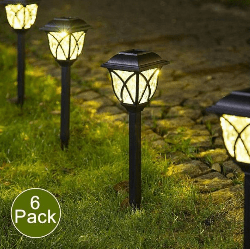 Outdoor Solar Garden Lights (6 pcs) - DMC Wholesale