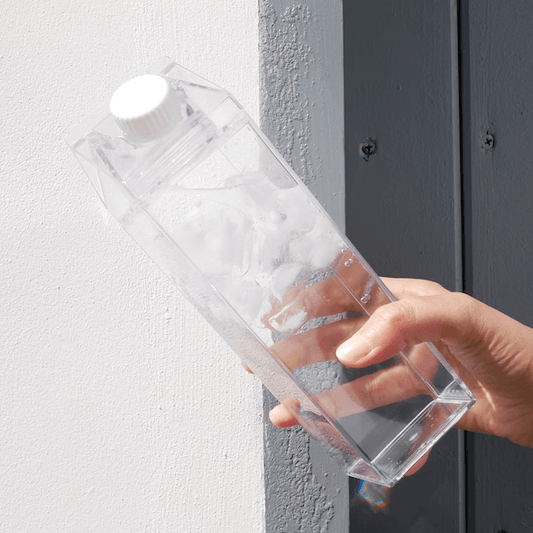 Acrylic Milk Carton Bottle ((1L) - DMC Wholesale