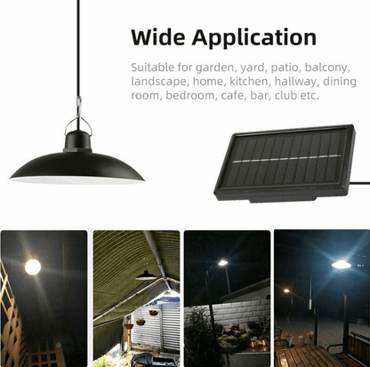 Solar LED Hanging Pendant Light - DMC Wholesale
