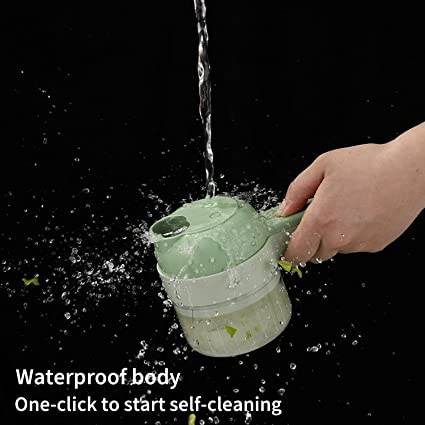 4in1 Handheld Electric Veggie Chopper Set - DMC Wholesale