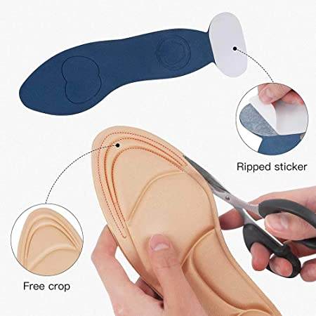 4D Soft Sponge Heel Insoles (2 pcs) - Alt View