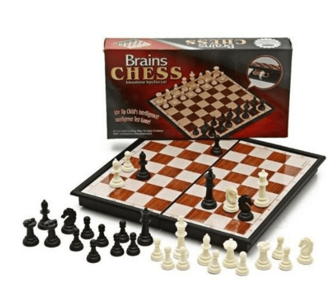 Brains Magnetic Chess Set with Foldable Chessboard - DMC Wholesale