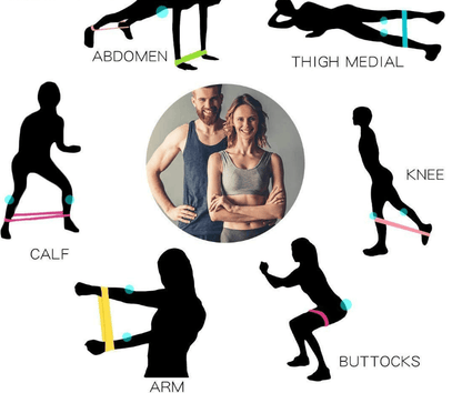 Resistance Exercise Belts (5 pcs) - DMC Wholesale