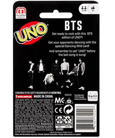 UNO BTS Card Game - Alt View
