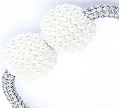 Magnetic Curtain Ties with Pearls (2 pcs) - DMC Wholesale