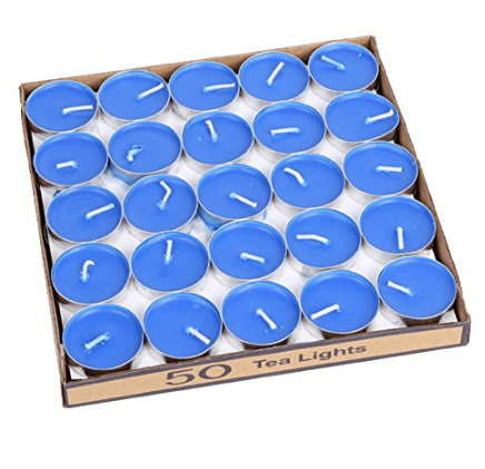 Coloured Tea Light Candles (50 pcs) - DMC Wholesale