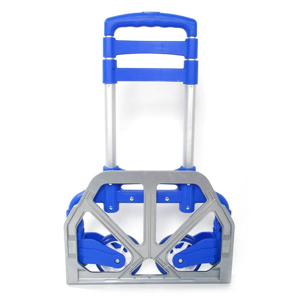 Aluminium Folding Portable Heavy Duty Push Trolley - DMC Wholesale