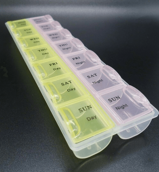 Weekly Pill Organiser (14 Compartment) - DMC Wholesale
