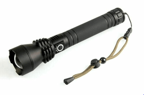 Chargeable Tactical Zoom Waterproof Aluminium Torch - 3X Light Modes - DMC Wholesale