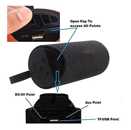 Splashproof Portable Bluetooth Speaker - DMC Wholesale